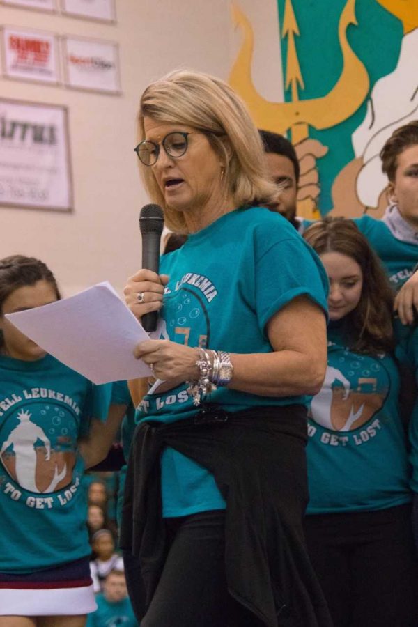 In her Wish Assembly speech on Friday, February 2, 2018, Ms. Tammy Johnson stated, Last Friday I had one of the lowest lows when I had to get on the  loudspeaker and announce that we had to cancel the dance. Yet despite the setback, Student Leadership and Cougar Faithful stepped up and united for Jeremiah. 