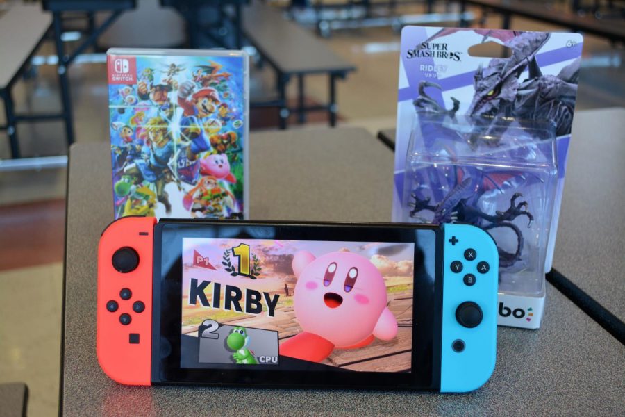 After a quick run to the store on Friday a few friends set up a quick game in the lunch room to try out this new game. After Kirby beat Yoshi the two students had to rush off to class to fill the newest roster.