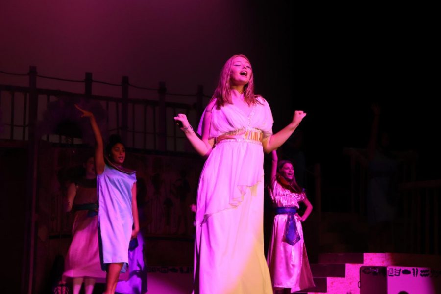While others’ roles came easy, it was personally contradicting for Emma Larson (11)
“This role isn’t something I necessarily see myself as most of the time,” Larson said. However, Larson broke out of her shell to deliver her best as Amneris. 

