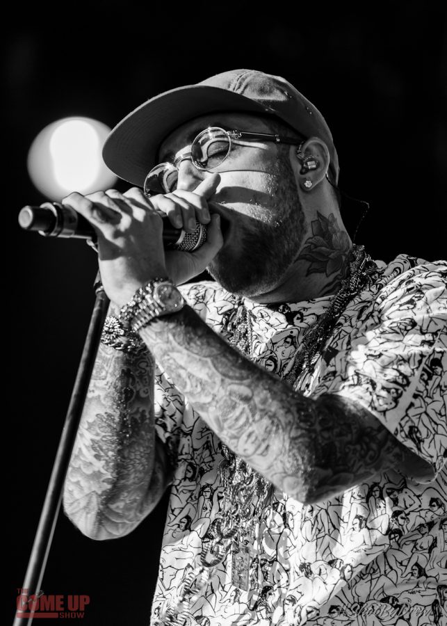 Putting his all into his music, Mac Miller performs on a stage in Toronto, Canada in 2012 after the release of his mix-tape Macadelic. Mac Miller released five studio albums before his death on Sept. 7, 2018. Circles was released after his death on Jan. 17, 2020.
