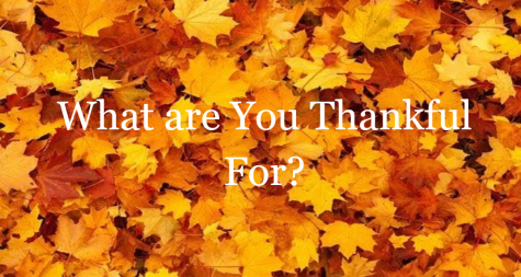 What are you Thankful For?