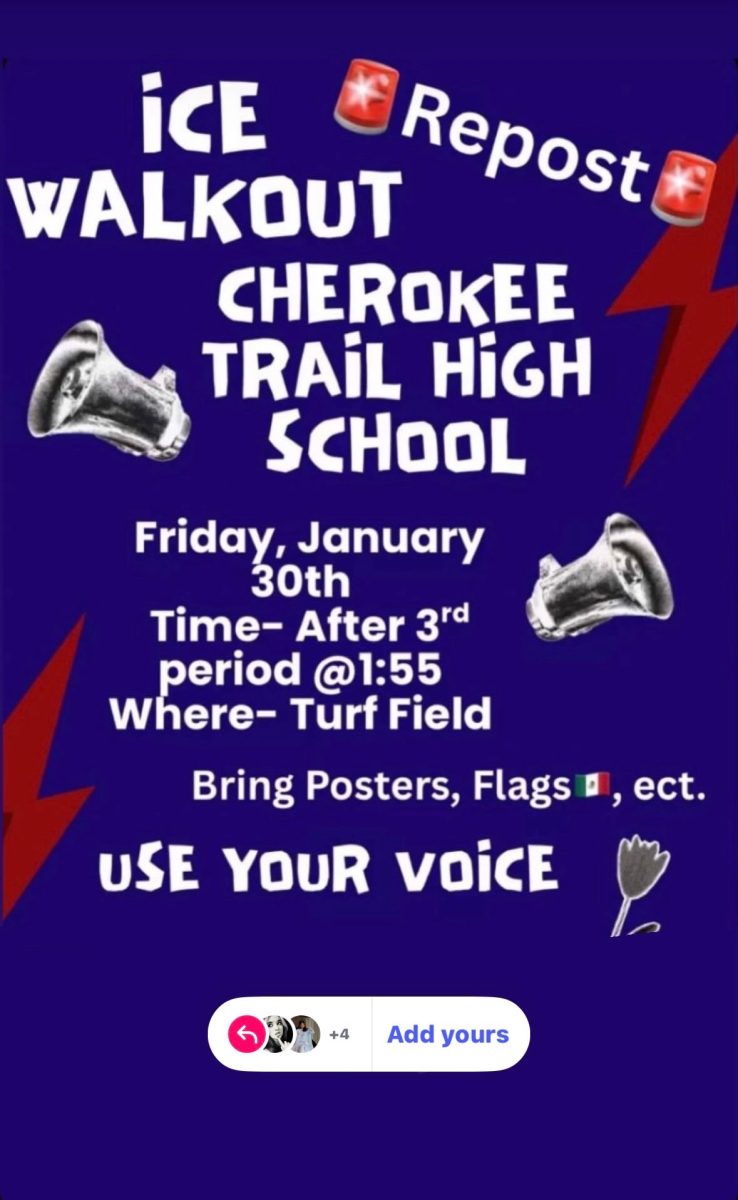 Social media post(s) that spread around via Instagram/Snapchat posts, stories, etc. Made to announce the time of, meeting place of, and supplies to bring to the walkout. 